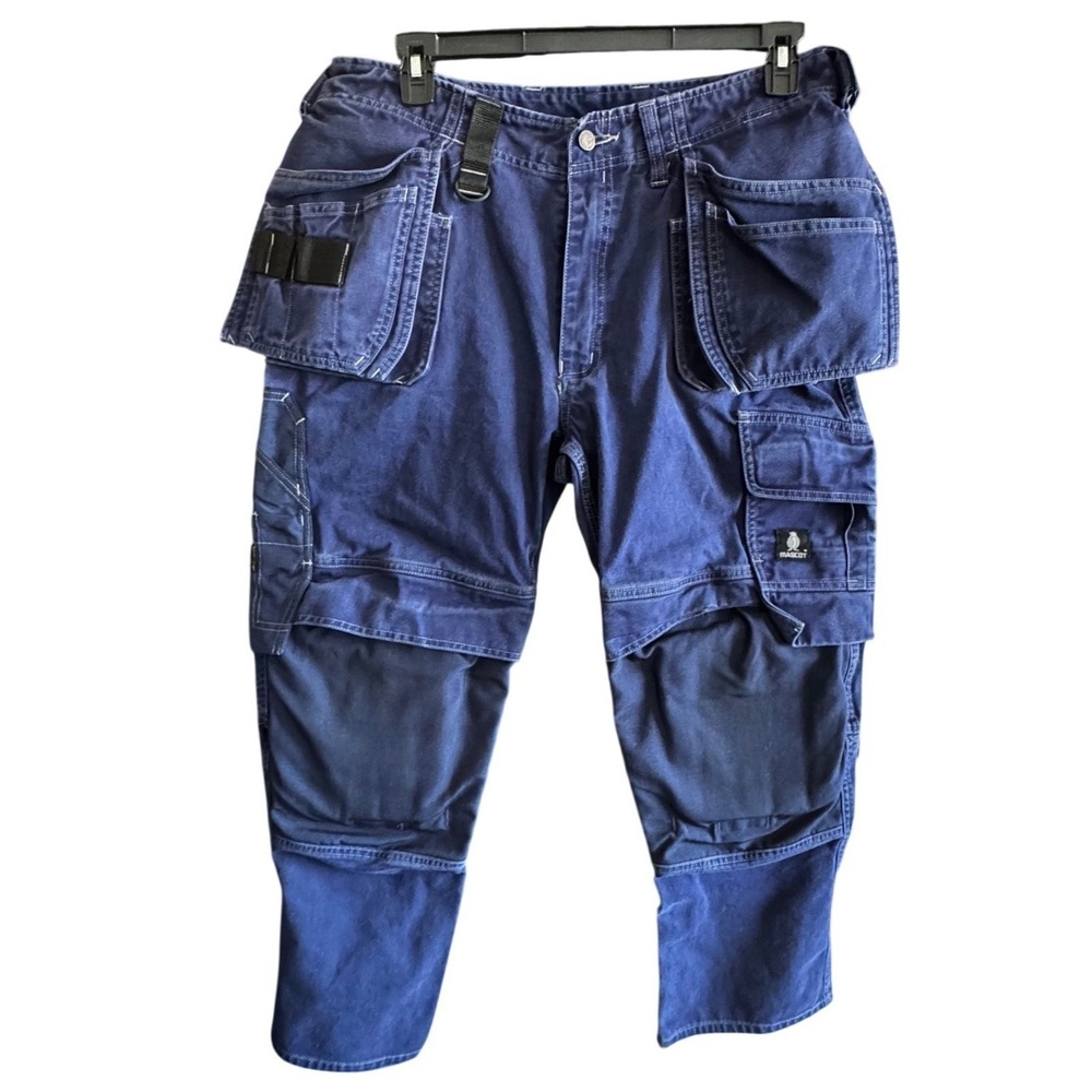 Mascot Workwear Cordura Craftsman Pants Navy Blue Men's EU 54 (US 38x32) - Picture 2 of 12